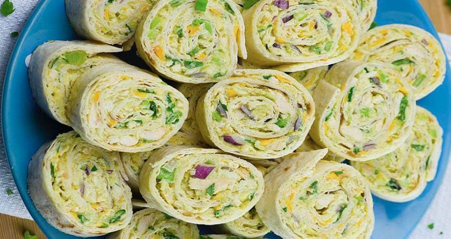 These delicious Chicken and Avocado Tortilla Roll-Ups are made with The Kid-Friendly Recipe of the Month at St Clare Group